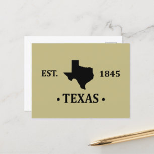 Texas carte noir l'état étoile seule