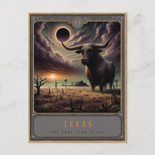 Texas | Carte postale Art gothique (Devant)