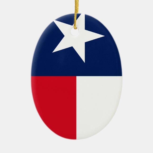 TEXAS CERAMIC ORNAMENT (Front)