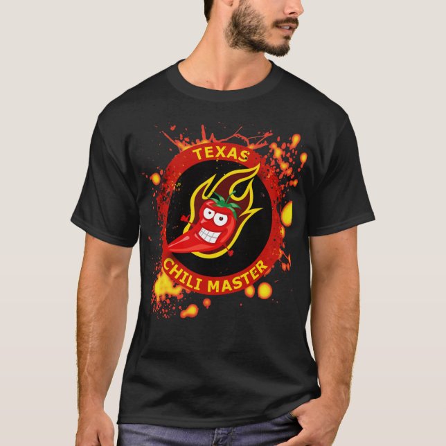 TEXAS CHILI MASTER T-Shirt (Front)