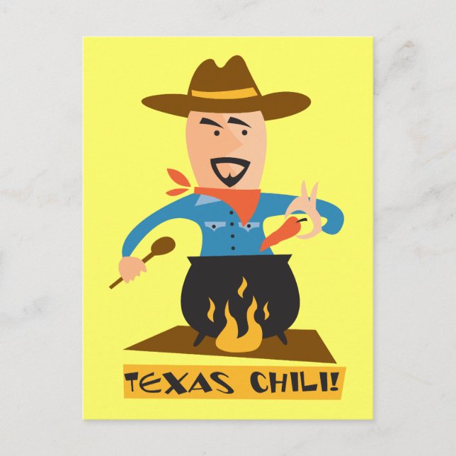Texas Chili Postcard (Front)