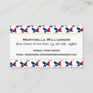 TEXAS   Christian Scripture   John 3:16 Business Card