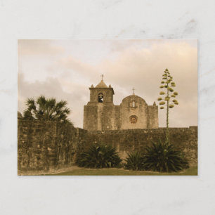 Texas Church-Vintage/Sepia Postcard