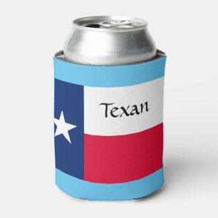 Texas Colours and Bluebonnets Can Cooler