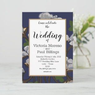 Texas Cotton Bundle/ Blue Invitation