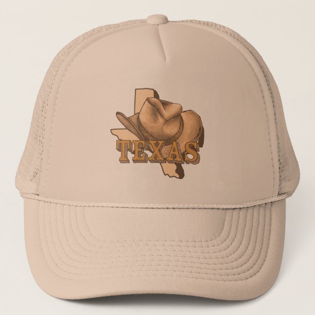 Texas Cowboy Trucker Hat (Front)