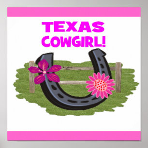 TEXAS COWGIRL POSTER