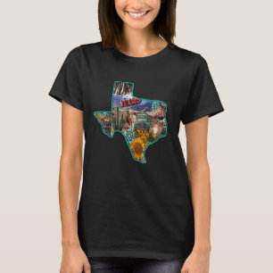Texas Cowgirl Rodeo Mom Cactus Desert Turquoise Te T-Shirt