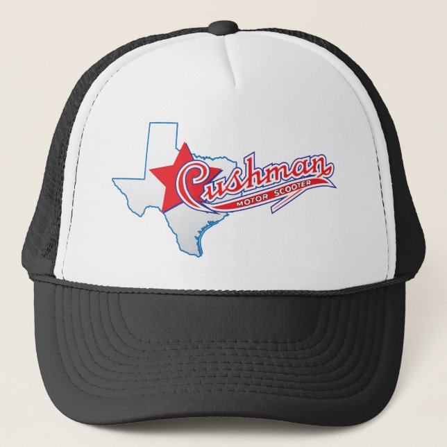 Texas Cushman Club Designs Trucker Hat (Front)
