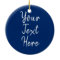 Texas Custom Town Zip Tree Ornament