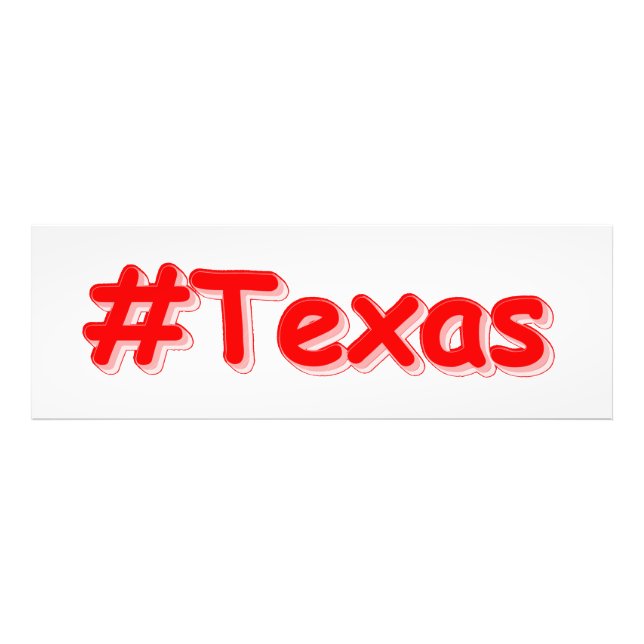 "#Texas " Cute Design. Buy Now Canvas Print (Front)