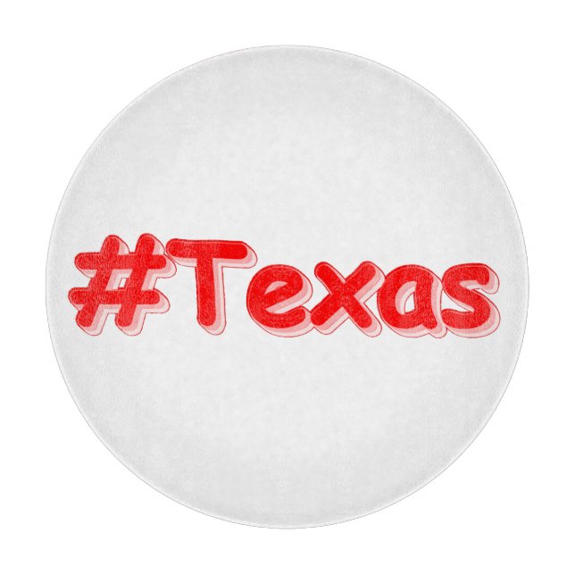 "#Texas " Cute Design. Buy Now Cutting Board (Front)
