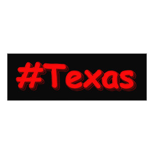 "#Texas " Cute Design. Buy Now Photo Print