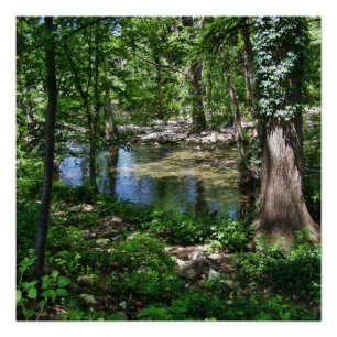 Texas Cypress Creek Wimberley Poster