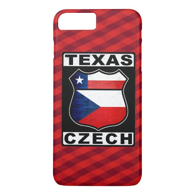 Texas Czech American Phone Case (Back)