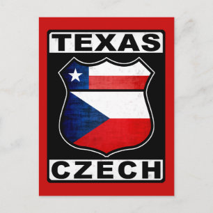 Texas Czech American Postcard
