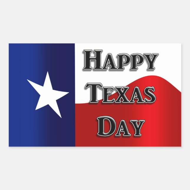 Texas Day Sticker (Front)