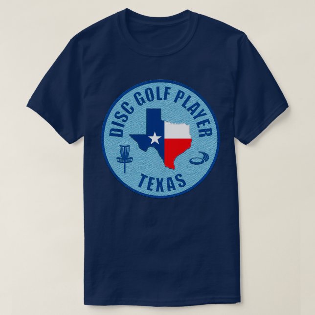 Texas Disc Golf 2 T-Shirt (Design Front)