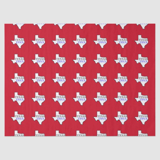"Texas Diva" Tissue Paper (Front)