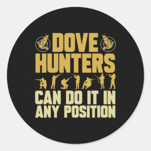 Texas Dove Hunting Dove Hunter  Classic Round Sticker