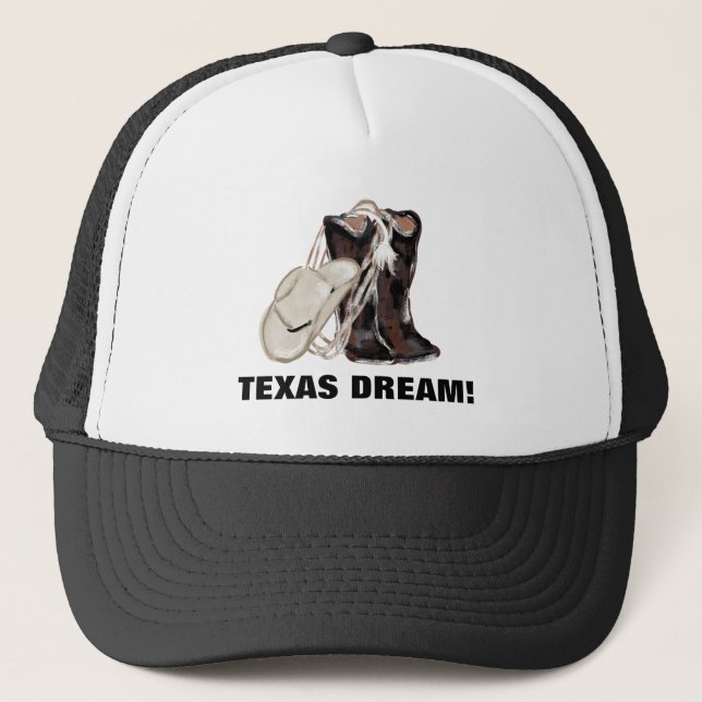 TEXAS DREAM! TRUCKER HAT (Front)