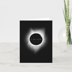 Texas Eclipse 4.08.24 Total Solar Eclipse 2024 Tex Card