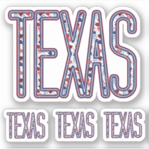 Texas Faux Applique Fall Letters