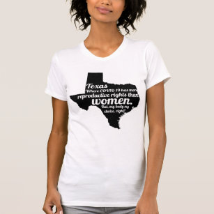 Texas Feminist Virus Custom T-Shirt
