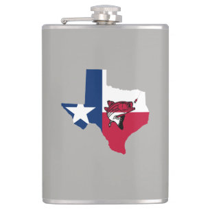 Texas Fishing Hip Flask