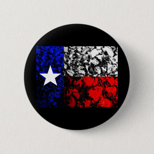 Texas Flag 2 Inch Round Button