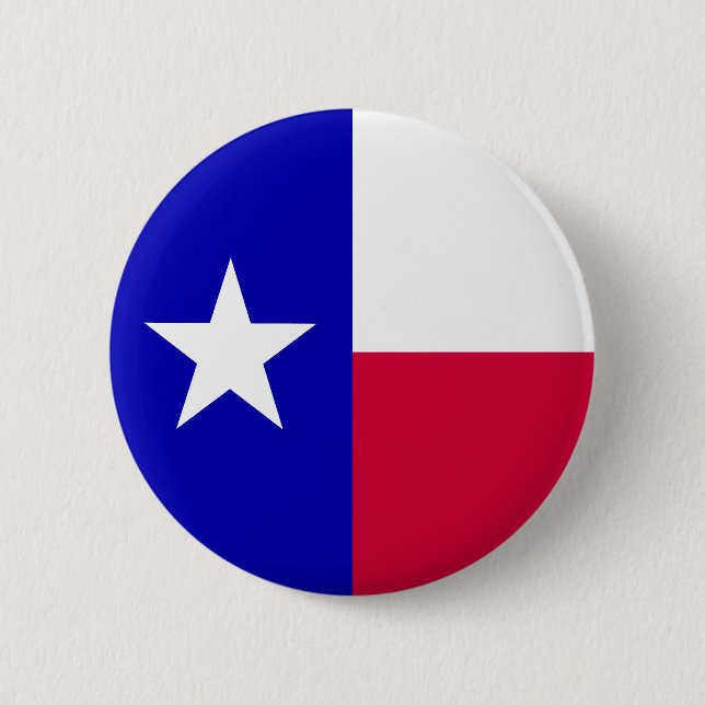 Texas Flag 2 Inch Round Button (Front)