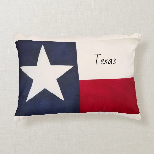 Texas flag Accent Pillow (Front)