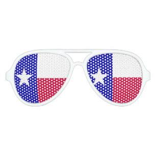 Texas flag aviator sunglasses