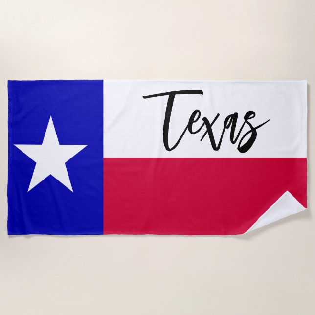 Texas Flag Beach Towel (Front)
