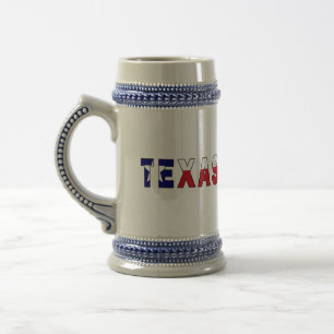 Texas Flag Beer Stein