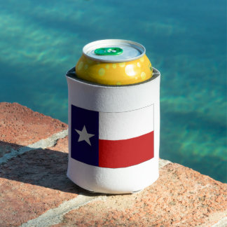Texas Flag Can Cooler