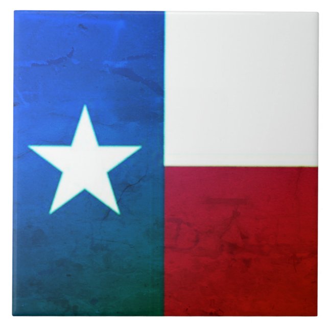 Texas Flag Ceramic Tile (Front)