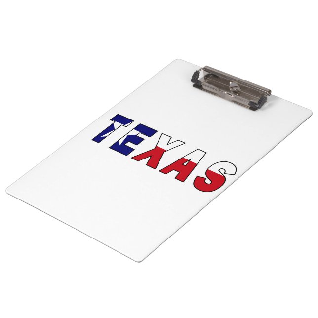 Texas Flag Clipboard (Angled)