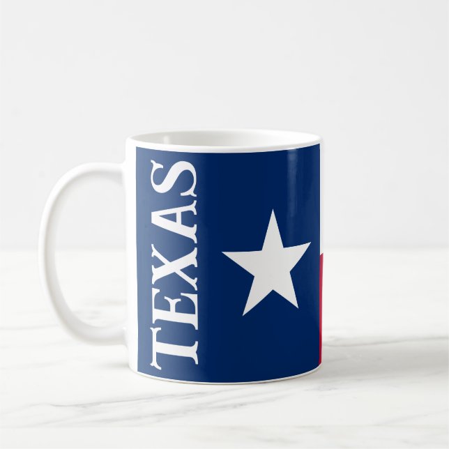 Texas flag coffee mug (Left)