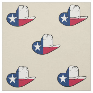 Texas Flag Cowboy Hat Fabric ANY COLOR