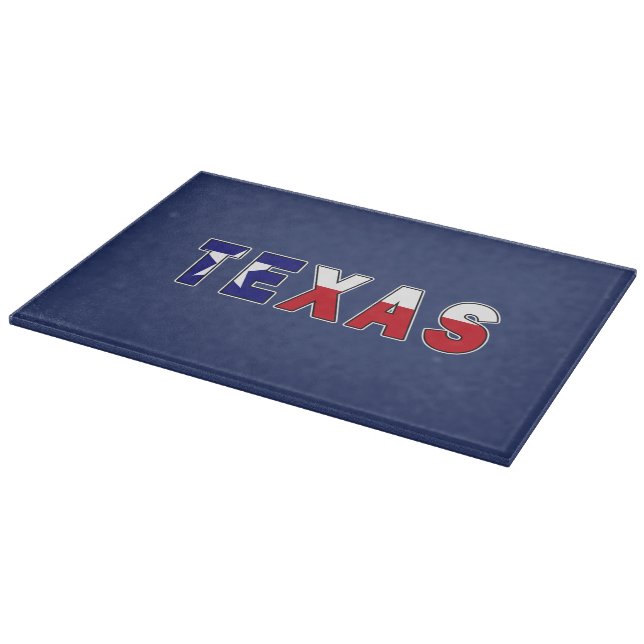 Texas Flag Cutting Board (Corner)