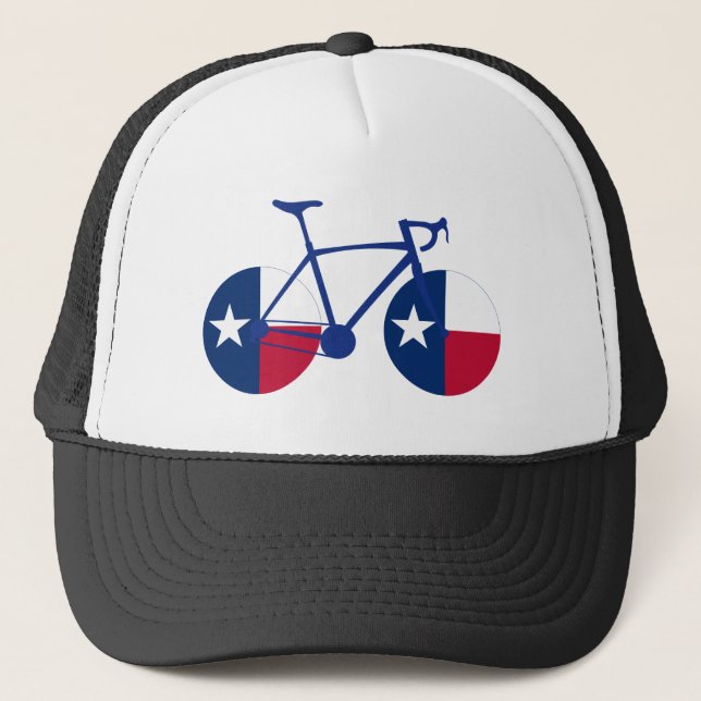 Texas Flag Cycling Trucker Hat (Front)