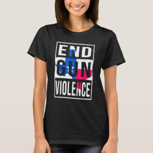 Texas Flag End Gun Violence Protect Children Not G T-Shirt