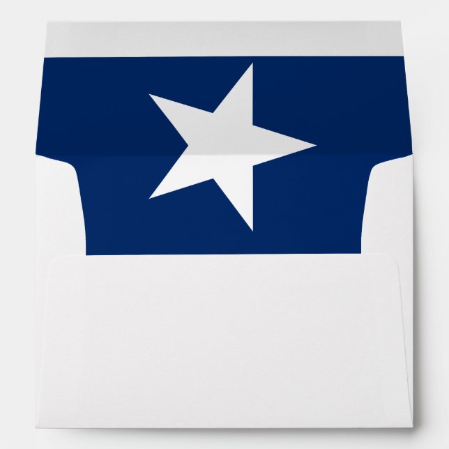 Texas Flag Envelope (Back (Bottom))
