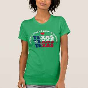 TEXAS FLAG Friendship Unisex T-Shirt