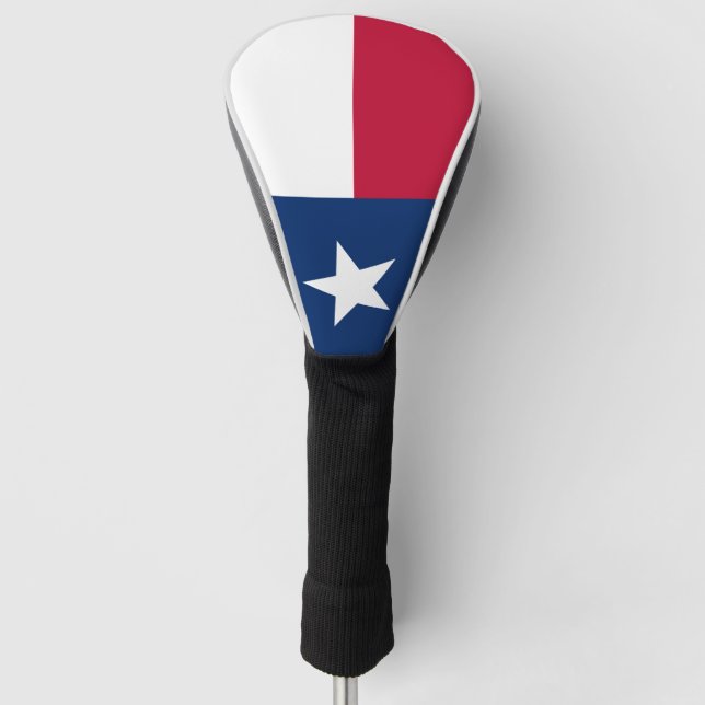 Texas Flag Golf Head Cover (Front)