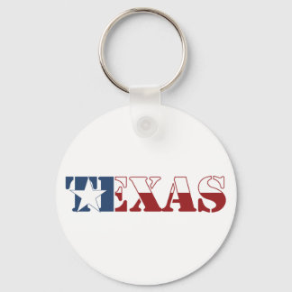 Texas flag keychain