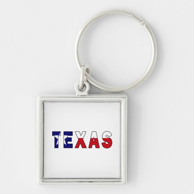 Texas Flag Keychain (Front)