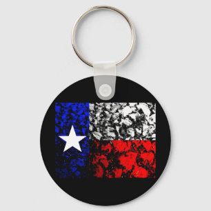 Texas Flag Keychain