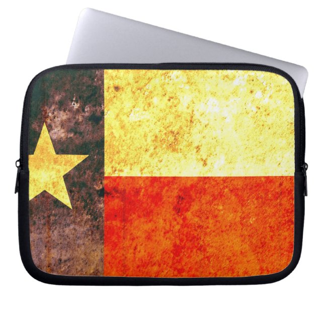 Texas Flag Laptop Case (Front)
